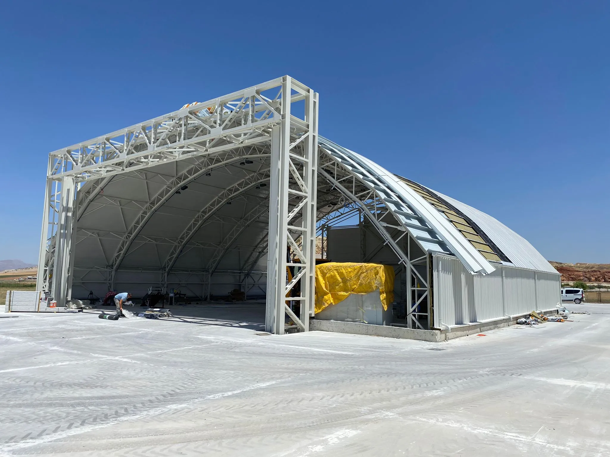 TUSAS - TURKISH AEROSPACE INDUSTRIES INC. - TEMELLI FLIGHT HANGAR CONSTRUCTION WORKS