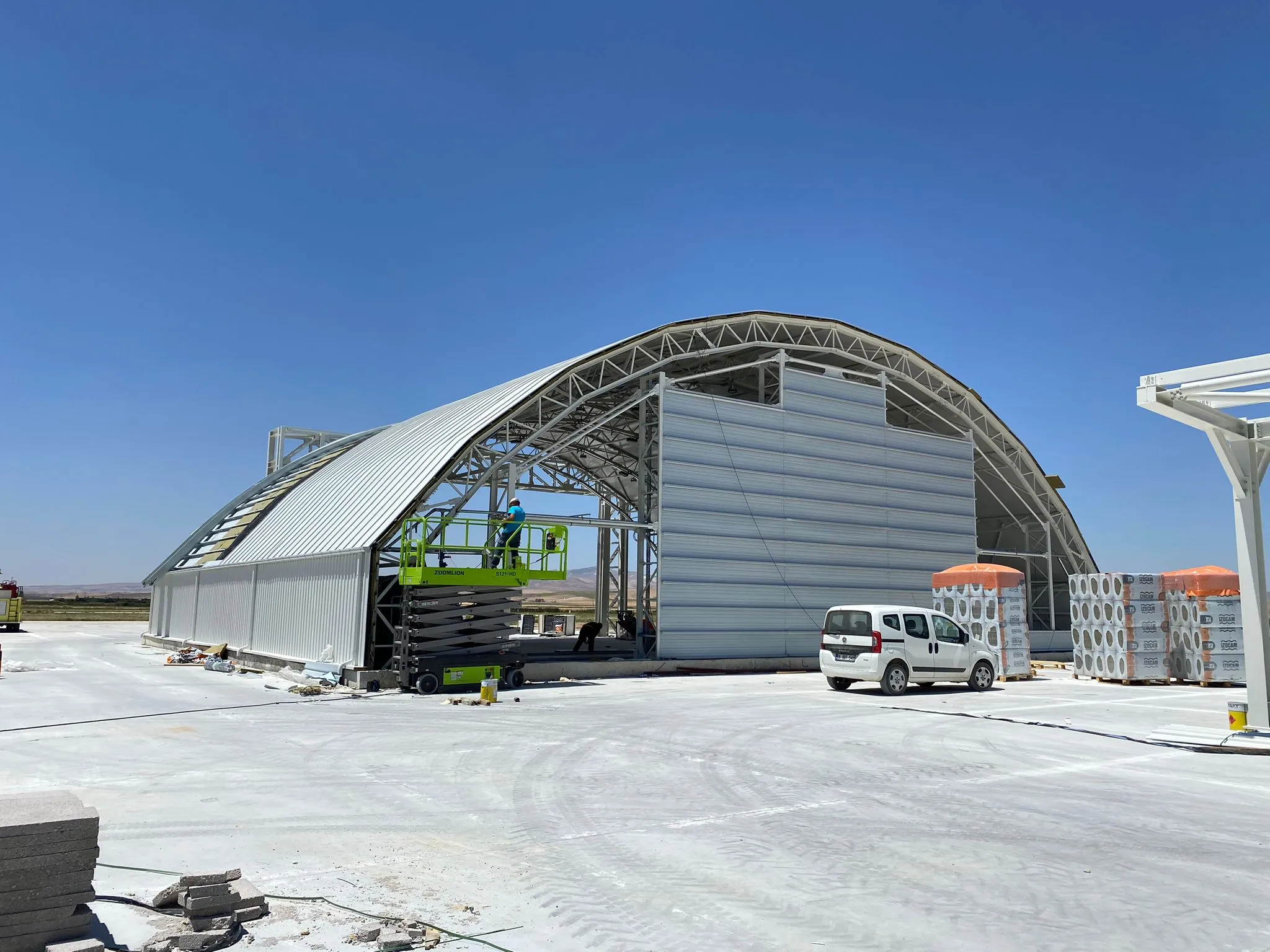 TUSAS - TURKISH AEROSPACE INDUSTRIES INC. - TEMELLI FLIGHT HANGAR CONSTRUCTION WORKS