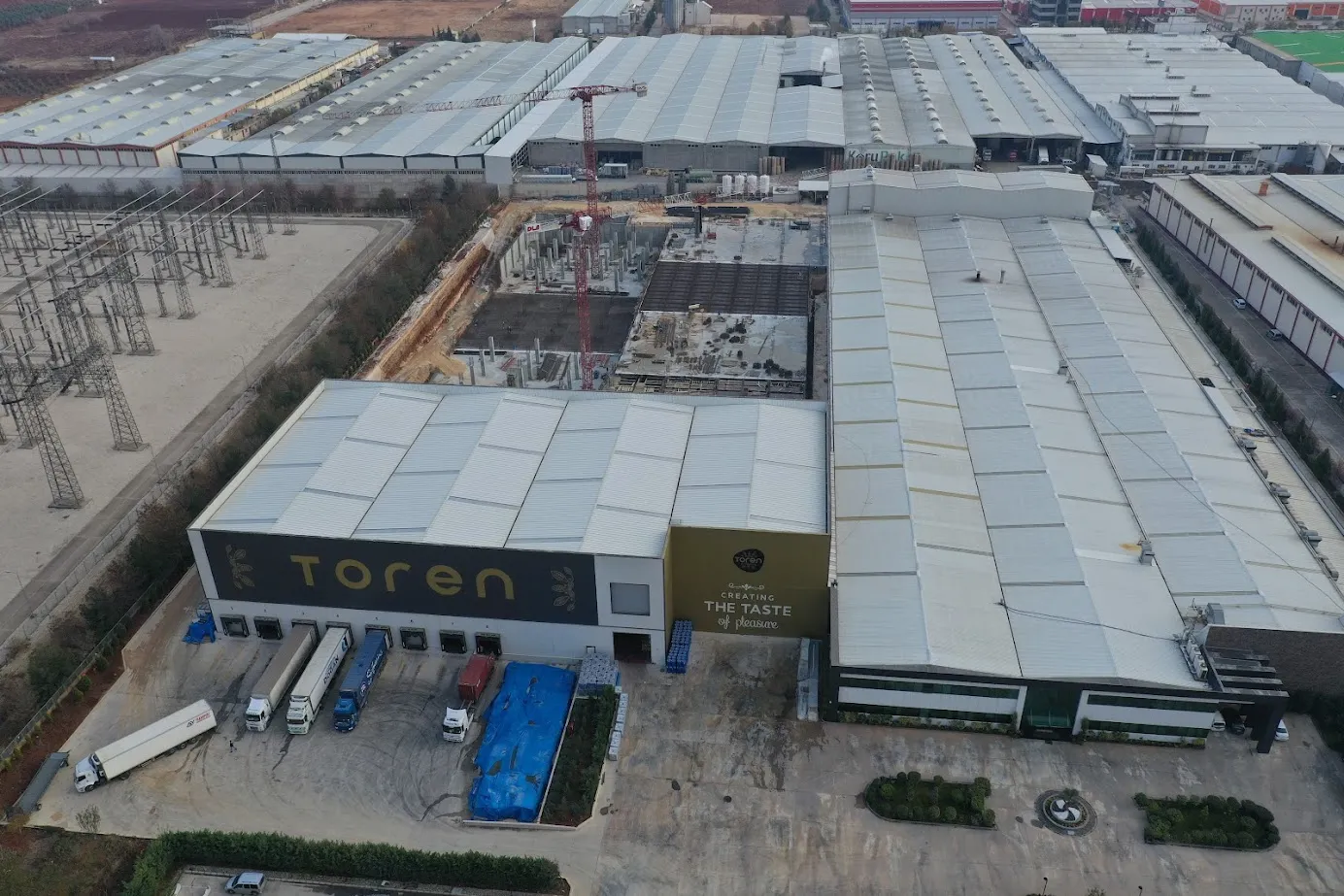 TÖREN GIDA - FABRİKA ÇATI VE CEPHE KAPLAMA İŞLERİ